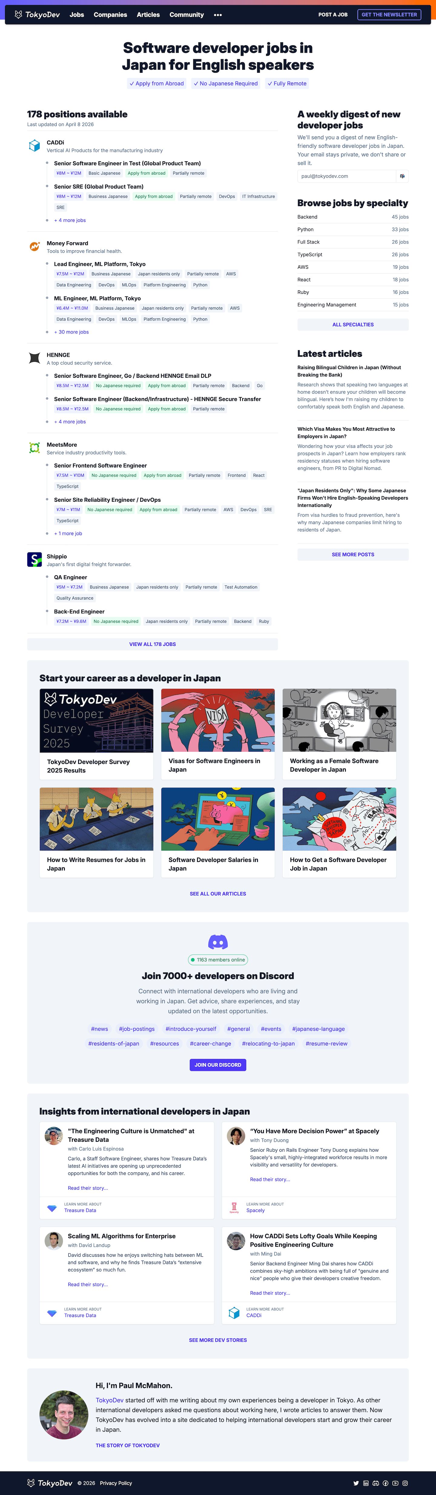 tokyodev screenshot
